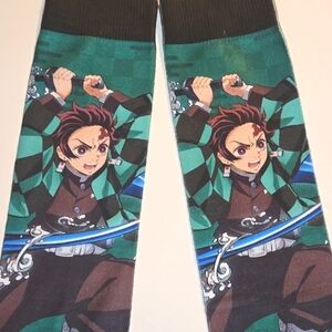 🍒🍒 Demon Slayer: Tanjiro Kamado Graphic Socks